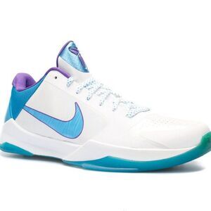 Nike Kobe Zoom V 5 Draft Day Charlotte Hornets Sneaker Shoes Size 9 386429-100